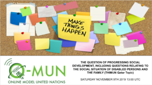 Online Model United Nations – Connecting Today's Youth. Empowering ...